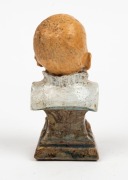 LEWIS JARVIS HARVEY&nbsp;(1871&minus;1949) "ELSIE" pottery bust of the artist's daughter when she was one year old, circa 1899, 12.5cm high - 3