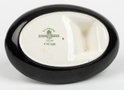 ROYAL WORCESTER rare kookaburra dish, circa 1923, stamped "Royal Worcester, Crown Ware, England, C.W.225", 7.5cm high, 14cm long - 6