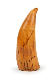TABUA Fijian chieftain's antique whale's tooth pendant, 19th century, 15cm long