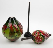 DON WREFORD&nbsp;Australian art glass sculpture, signed "Don Wreford, 2000", ​​​​​​​41cm high - 4