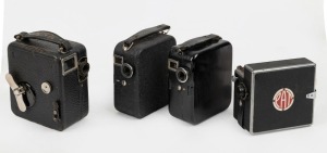 PATH&Eacute;: Group of four different c. 1920s 'Path&eacute;&nbsp;Baby'-type 9.5mm movie cameras. (4 movie cameras)