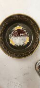 MINTONS antique English p&acirc;te-sur-p&acirc;te green porcelain coffee cup and saucer, 19th century, (2 items). factory stamp to base, the cup 6.5cm high - 6