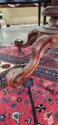 An antique English burr walnut oval centre table, circa 1870, 73cm high, 150cm wide, 109cm deep - 2