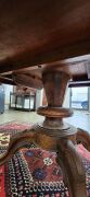 An antique English burr walnut oval centre table, circa 1870, 73cm high, 150cm wide, 109cm deep - 5