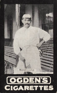 1901 Ogden's Tab Cigarettes "Our Leading Cricketers", complete set [12], noted A.E.Trott, Albert Ward & A.E.Stoddart. G/VG.