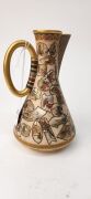 SATSUMA antique Japanese earthenware jug, by Meizan, Meiji period, gold seal mark to base, ​​​​​​​16cm high - 2