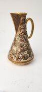 SATSUMA antique Japanese earthenware jug, by Meizan, Meiji period, gold seal mark to base, ​​​​​​​16cm high - 7