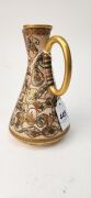SATSUMA antique Japanese earthenware jug, by Meizan, Meiji period, gold seal mark to base, ​​​​​​​16cm high - 9