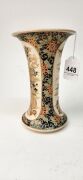 SATSUMA antique Japanese earthenware vase with floral decoration, late Edo, 19th&nbsp;century, Gosu mark to base, 18cm high - 5