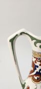 GOUDA antique Dutch pottery stem vase and ewer, early 20th century, ​​​​​​​22cm and 31.5cm high - 5