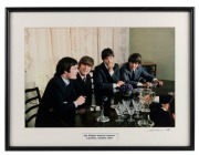 THE BEATLES IN AUSTRALIA, 1964: "Jim (Ringo's stand-in) answers a question, Adelaide 1964". Original colour print, signed by Vic Grimmett in the lower margin,&nbsp; 24.5 x 37cm, 35 x 46.5cm overall.&nbsp;