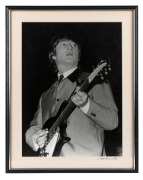 THE BEATLES IN AUSTRALIA, 1964: "John Lennon". Original black and white&nbsp;print, signed by Vic Grimmett in the lower margin,&nbsp; Number 1 of a limited printing of 20. 40 x 29.5cm, 49.5 x 39cm overall.&nbsp;