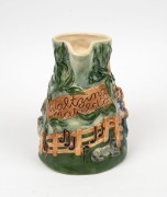 WALTZING MATILDA pottery jug with musical movement, 19.5cm high - 2
