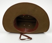 A vintage Australian slouch hat with Queen Elizabeth II Royal Australian Engineers badge, circa 1980s - 3