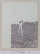 THE AUSTRALIAN CRICKET TEAM IN ENGLAND, 1896, A vintage leather-bound photo album (faults) containing a collection of 48 silver gelatin photographs which appear to be by one of the team members or part of the entourage. Many of the pics are identified an - 6