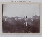 THE AUSTRALIAN CRICKET TEAM IN ENGLAND, 1896, A vintage leather-bound photo album (faults) containing a collection of 48 silver gelatin photographs which appear to be by one of the team members or part of the entourage. Many of the pics are identified an - 7