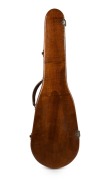 A rare antique Australian violin, crafted from eucalypt and fiddleback blackwood, 19th century, housed in a period fiddleback blackwood and cedar case with blue velvet lined interior, 60.5cm long - 3