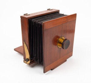 6½ x 6½" tailboard camera with Marion & Co. lens and lens cap.