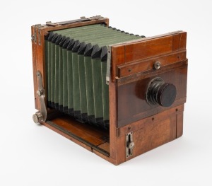 5 x 7" plate tailboard camera with Carl Zeiss Jena Tessar 150mm f4.5 lens [#544653] and lens cap.