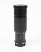 LEITZ: Vario-Elmar-R 75-200mm f4.5 lens [#3189637], c. 1981, with front and rear caps.