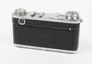 ZEISS IKON: Later-version Contax II 543/24 rangefinder camera [#J72535], c. 1936, with Tessar 50mm f3.5 lens [#1524291]. - 2