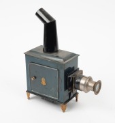 GEBR&Uuml;DER BING N&Uuml;RNBERG: 27cm tall children's magic lantern, c. 1910s, with 'GBN' emblem&nbsp;on door. - 2