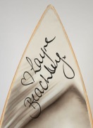 LAYNE BEACHLEY&nbsp;surfboard&nbsp;painted with portrait of the World Champion surfer by artist by DANIEL JOYCE,&nbsp;signed by Layne Beachley, 188cm high - 2