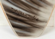 LAYNE BEACHLEY&nbsp;surfboard&nbsp;painted with portrait of the World Champion surfer by artist by DANIEL JOYCE,&nbsp;signed by Layne Beachley, 188cm high - 4
