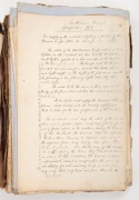 ANGUS CORNISH, CASTLEMAINE BOROUGH ENGINEER & INSPECTOR OF WORKS, circa 1870s - 1900s: A bulging file of hand-written and illustrated specification documents and surveyors reports for works completed or required in and around Castlemaine; including "C. Ha - 3