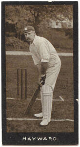 1912 Smith's "Cricketers" (1-50), complete set, noted Jack Hobbs, Pelham Warner & Victor Trumper. Fair/VG.