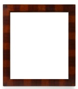 An antique Australian cedar picture frame with simulated oak grain, mid 19th century, 55 x 49cm overall, internal 47 x 39.5cm