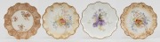 DOULTON BURSLEM group of four assorted cabinet plates decorated with Australian flowers, several examples after Louis Bilton's designs, factory mark to base, 23cm wide
