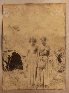 HENRY KING (1855-1923), two albumen paper photographs of Queensland Aboriginals