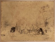 HENRY KING (1855-1923), two albumen paper photographs of Queensland Aboriginals - 2