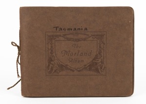 TASMANIAN POSTCARDS: WILLIAM FELLOWES, photographer. A small album containing 26 real-photo postcards, each with title in the plate and all marketed under the "D.I.C." brand; subjects include "Isle of the Dead", "Collinsvale near Hobart", "Macquarie Plains", "Hop Field near New Norfolk", "Shot Tower Brown's River Road", etc. All tipped-in.