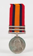 QUEEN'S SOUTH AFRICA MEDAL with clasps for "ORANGE FREE STATE" and "CAPE COLONY" engraved to "156 TPR: S. GASCOIGNE. EASTN: PROV: HORSE". - 2