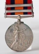 QUEEN'S SOUTH AFRICA MEDAL with clasps for "ORANGE FREE STATE" and "CAPE COLONY" engraved to "156 TPR: S. GASCOIGNE. EASTN: PROV: HORSE". - 4