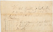 THOMAS DELANY&nbsp;STOLE MICHAEL FENTON'S TROUSERS, At the Court of Quarter Sessions at New Norfolk, Van Diemen's Land on 12th January 1852, Delany&nbsp;was found guilty of stealing his employer's trousers, other clothing items and some tobacco. He was sentenced to - 2