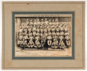 [AGORA STUDIO, LUCKNOW, INDIA] A pair of individually mounted silver gelatin photographs, each 14 x 20.5cm on cards which are 25 x 30.5cm; circa 1925, with printed headings "No.1 Section (and No.3). 176, Indian Railway Const. Coy. I.E.". (2). The images d - 3