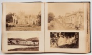 TASMANIA: An attractive leather & buckram bound album containing an extensive collection of unattributed albumen paper photographs of Tasmania, circa 1880s-90s. Various sizes, up to 23 x 29cm; all laid down on thick album pages. (Total: 59 images). - 3