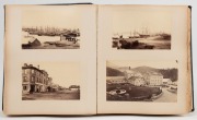 TASMANIA: An attractive leather & buckram bound album containing an extensive collection of unattributed albumen paper photographs of Tasmania, circa 1880s-90s. Various sizes, up to 23 x 29cm; all laid down on thick album pages. (Total: 59 images). - 6