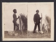 [ABORIGINAL WOMEN & CHILDREN], A group of photographs, various sizes and unknown photographers, circa 1900 - 1920s; including one titled verso "Mother & 4 children, Arunta", one titled "Lubra & piccaninny" in the plate, etc. (7, the largest 15.5 x 11cm.). - 2