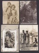 [ABORIGINAL WOMEN & CHILDREN], A group of photographs, various sizes and unknown photographers, circa 1900 - 1920s; including one titled verso "Mother & 4 children, Arunta", one titled "Lubra & piccaninny" in the plate, etc. (7, the largest 15.5 x 11cm.). - 3