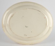 WEDGWOOD "Australian Flora" antique English porcelain meat platter, Staffordshire England, circa 1880, stamped "Australian Flora" and impressed "WEDGWOOD", 42.5cm wide - 2