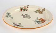WEDGWOOD "Australian Flora" antique English porcelain meat platter, Staffordshire England, circa 1880, stamped "Australian Flora" and impressed "WEDGWOOD", 42.5cm wide - 4