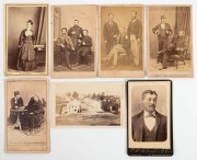 [NEW ZEALAND] An interesting group of cartes-de-visite, circa 1860s, mostly by N.Z. studios and including Maori subjects and an interesting street view of the Royal Hotel, Auckland (by G. Pulman); other studios include Clarke Bros., Auckland, Schroder & C