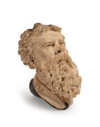 Sir HENRY PARKES (1845-1908), Meerschaum pipe with carved portrait, 19th century