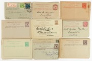 Letter Cards: A collection remainder; mostly with minor faults, but still useful. Comprising of 1d Full Face (2, Unused), 1d Kangaroo (4 Unused, 4 Used), 1d Sideface KGV (4 Unused, 5 Used incl. "Billabong Riverina District"), & 1Ѕd Red Sideface KGV (1 Unu