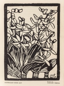 "MANUSCRIPTS : A Miscellany of Art and Letters No.7" [November 1933, The Hassell Press, Adelaide]; 88pp, featuring several bookplates by Adrian Feint and two woodcuts by MARGARET PRESTON ("Australian Rock Lily" at p.15; and "Chorozema" at p.22), neither o