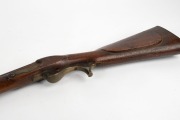 An antique English muzzle load percussion cap rifle, the lock stamped "T. KETLAND & CO." mid 19th century, ​​​​​​​117cm long - 3